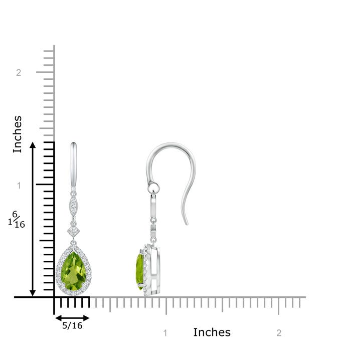 AAAA - Peridot / 2.04 CT / 14 KT White Gold