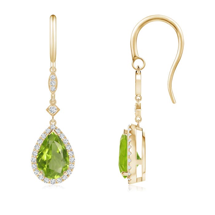 AA - Peridot / 2.86 CT / 14 KT Yellow Gold