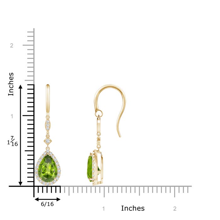 AAA - Peridot / 2.86 CT / 14 KT Yellow Gold