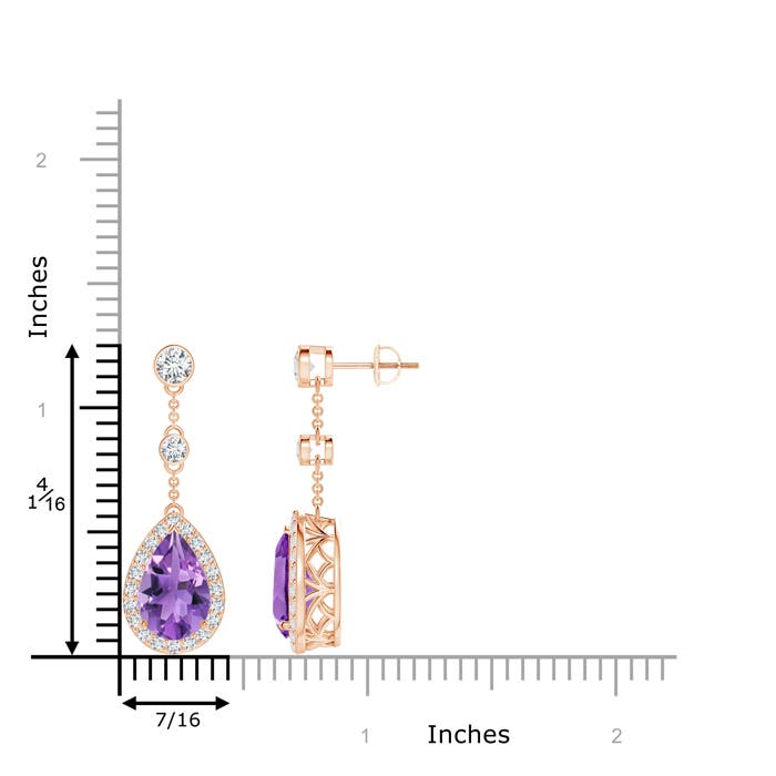 AA - Amethyst / 6.53 CT / 14 KT Rose Gold