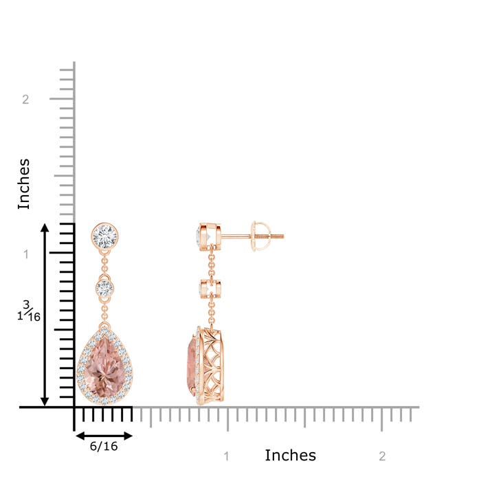 AAAA - Morganite / 3.08 CT / 14 KT Rose Gold