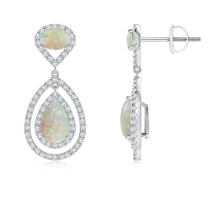 AAA - Opal / 3.25 CT / 14 KT White Gold