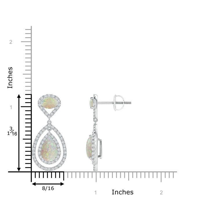 AAA - Opal / 3.25 CT / 14 KT White Gold