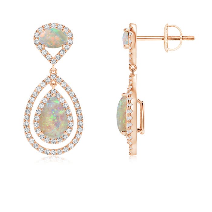 AAAA - Opal / 3.25 CT / 14 KT Rose Gold