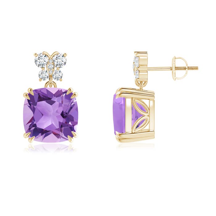 A - Amethyst / 7.8 CT / 14 KT Yellow Gold