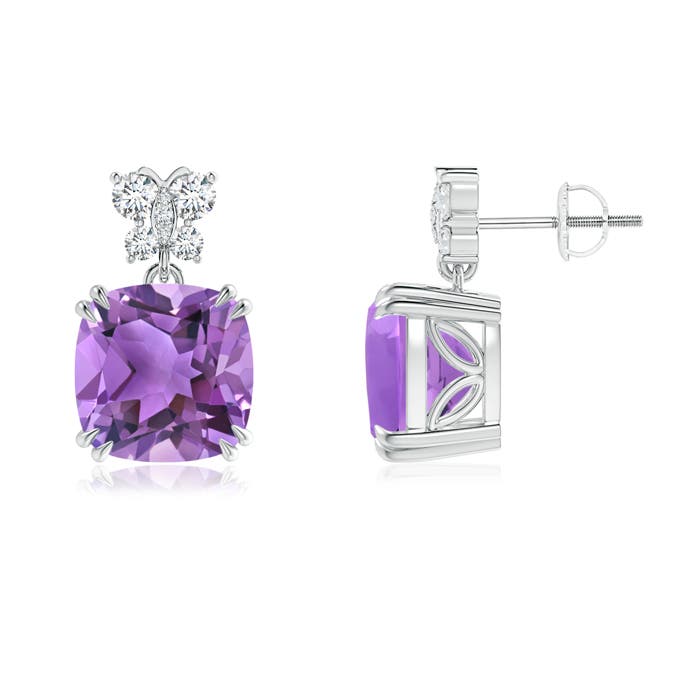 AA - Amethyst / 7.8 CT / 14 KT White Gold