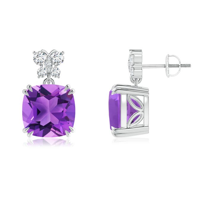 AAA - Amethyst / 7.8 CT / 14 KT White Gold