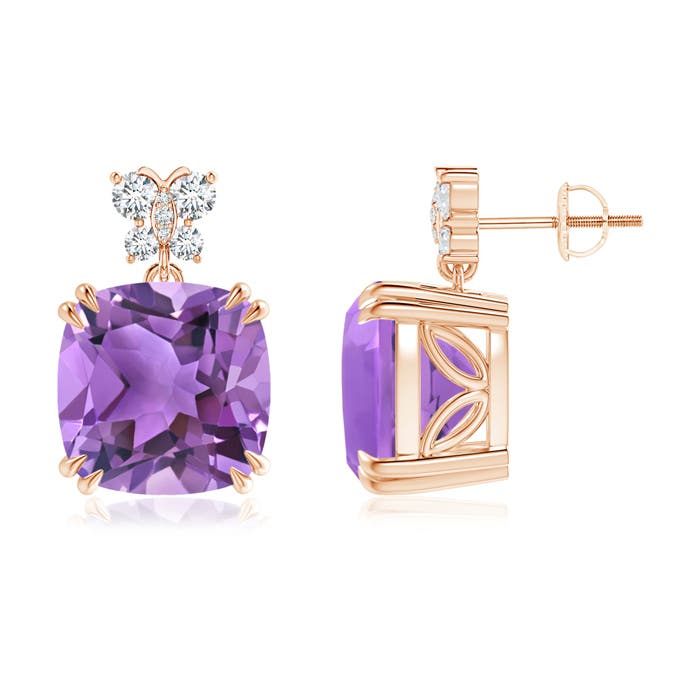 AA - Amethyst / 12.8 CT / 14 KT Rose Gold