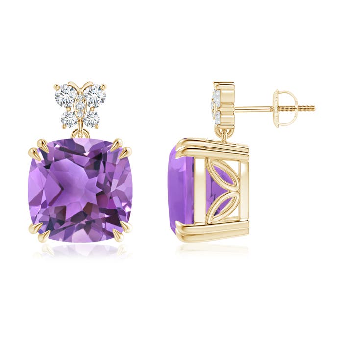 AA - Amethyst / 12.8 CT / 14 KT Yellow Gold