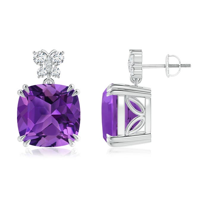 AAAA - Amethyst / 12.8 CT / 14 KT White Gold