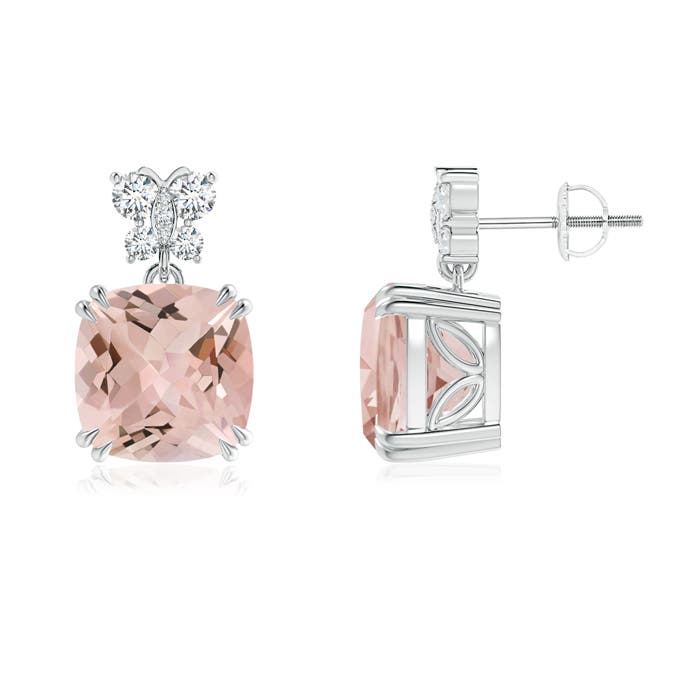 AA - Morganite / 7.9 CT / 14 KT White Gold