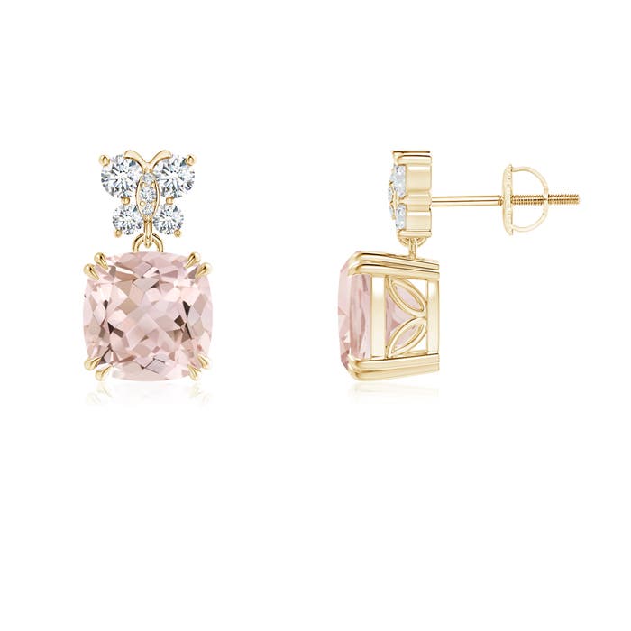 A - Morganite / 4.1 CT / 14 KT Yellow Gold