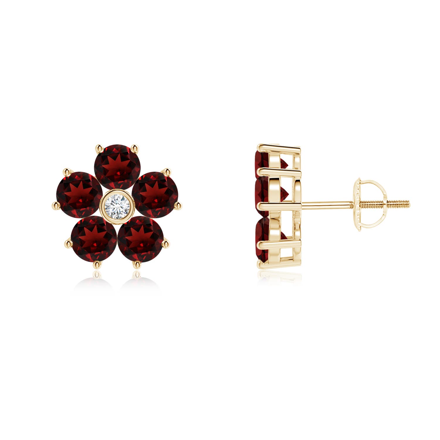 AAA - Garnet / 3.37 CT / 14 KT Yellow Gold