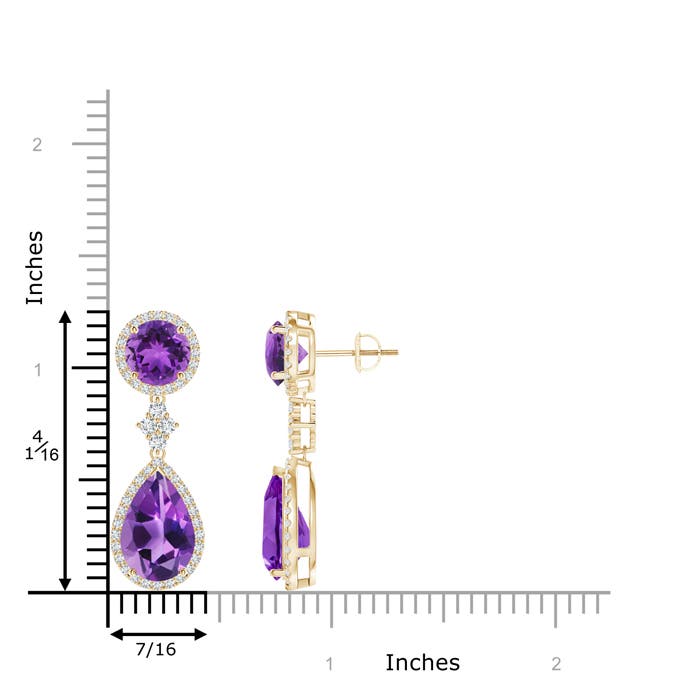 AAA - Amethyst / 8.33 CT / 14 KT Yellow Gold