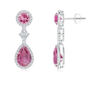 Pear AAA Pink Tourmaline