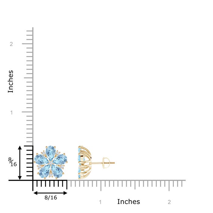 AAA - Aquamarine / 3.13 CT / 14 KT Yellow Gold