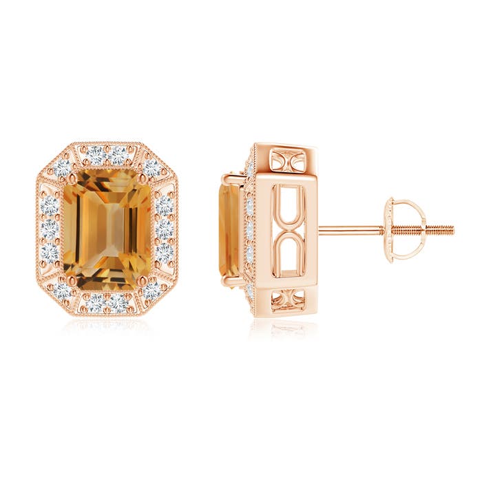 A - Citrine / 2.32 CT / 14 KT Rose Gold