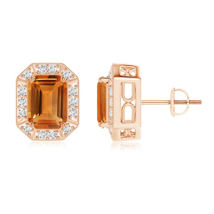 AAA - Citrine / 2.32 CT / 14 KT Rose Gold