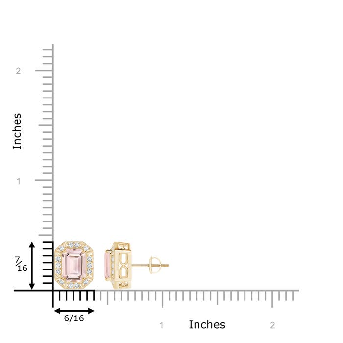 AA - Morganite / 2.02 CT / 14 KT Yellow Gold