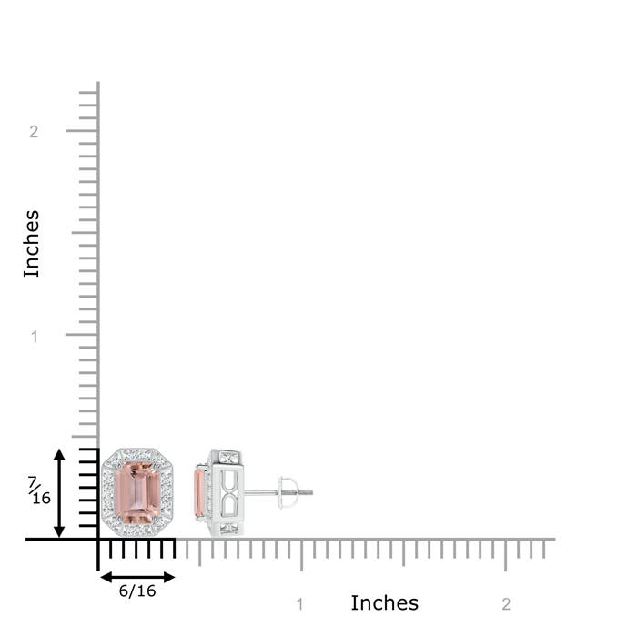 AAAA - Morganite / 2.02 CT / 14 KT White Gold