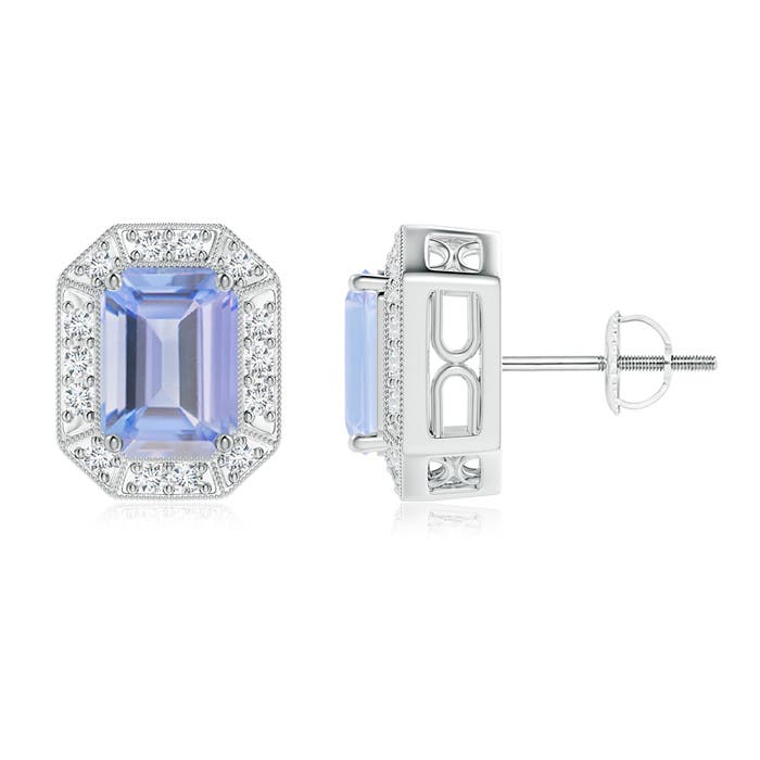 A - Tanzanite / 2.22 CT / 14 KT White Gold