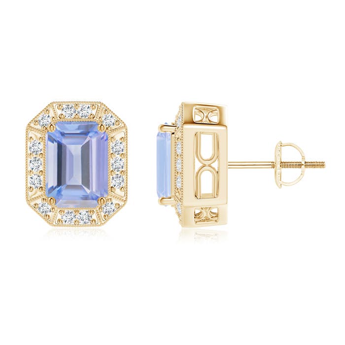 A - Tanzanite / 2.22 CT / 14 KT Yellow Gold