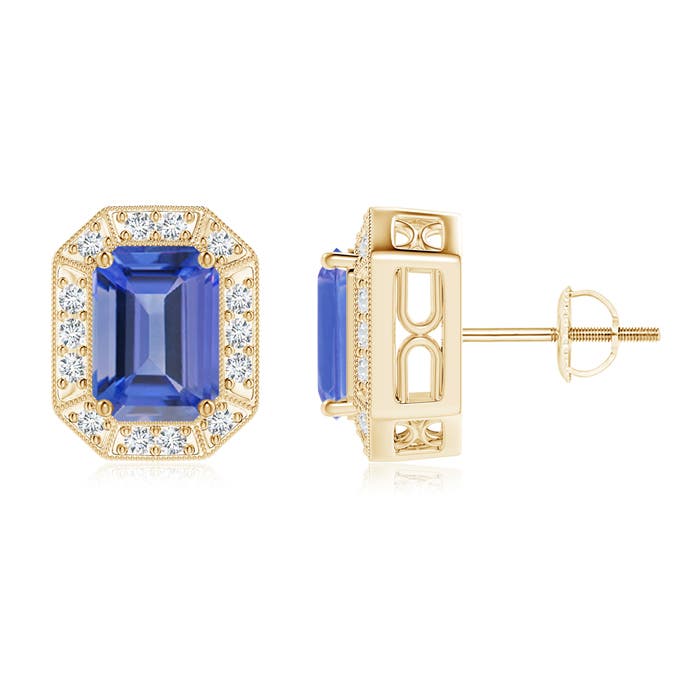 AA - Tanzanite / 2.22 CT / 14 KT Yellow Gold