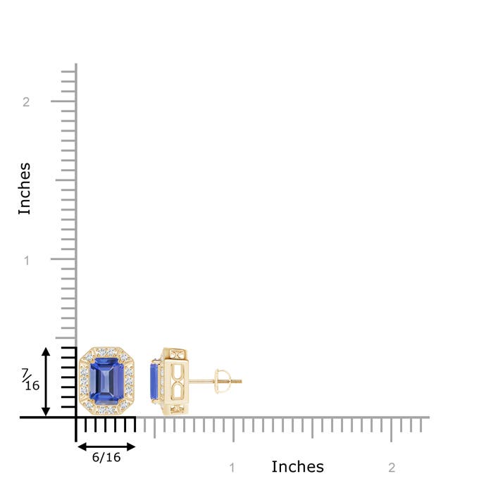 AA - Tanzanite / 2.22 CT / 14 KT Yellow Gold