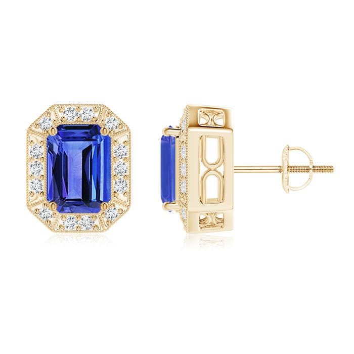 AAA - Tanzanite / 2.22 CT / 14 KT Yellow Gold