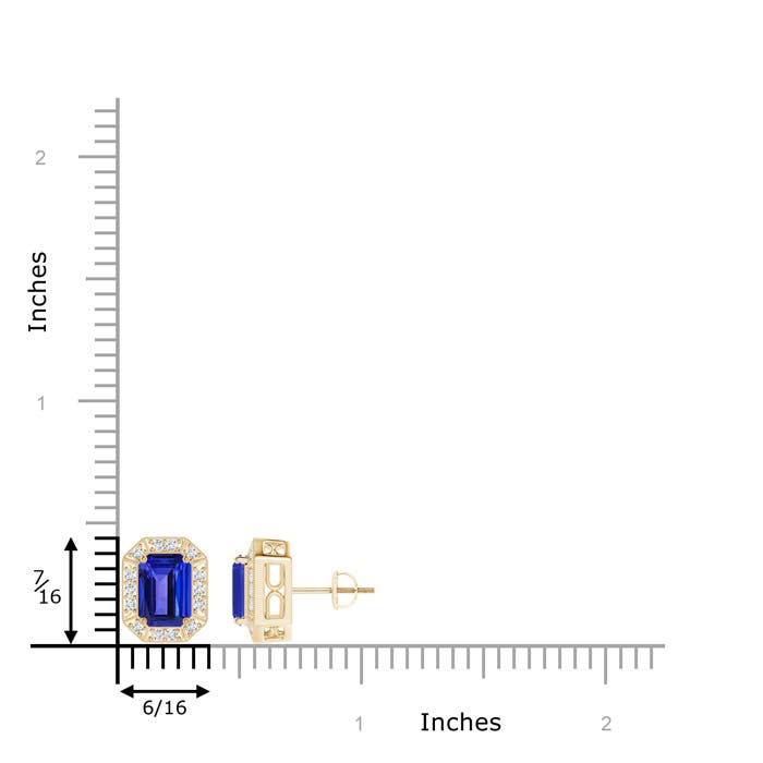 AAAA - Tanzanite / 2.22 CT / 14 KT Yellow Gold