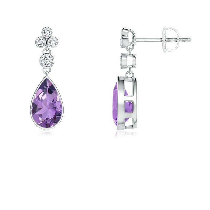 A - Amethyst / 1.55 CT / 14 KT White Gold