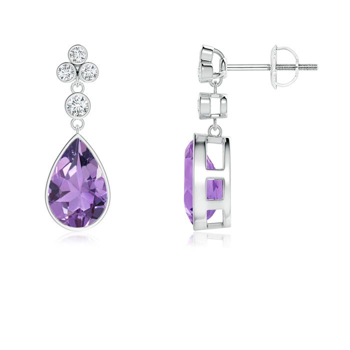 A - Amethyst / 2.31 CT / 14 KT White Gold