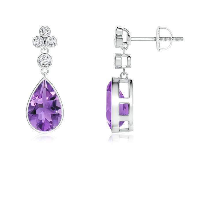 AA - Amethyst / 2.31 CT / 14 KT White Gold