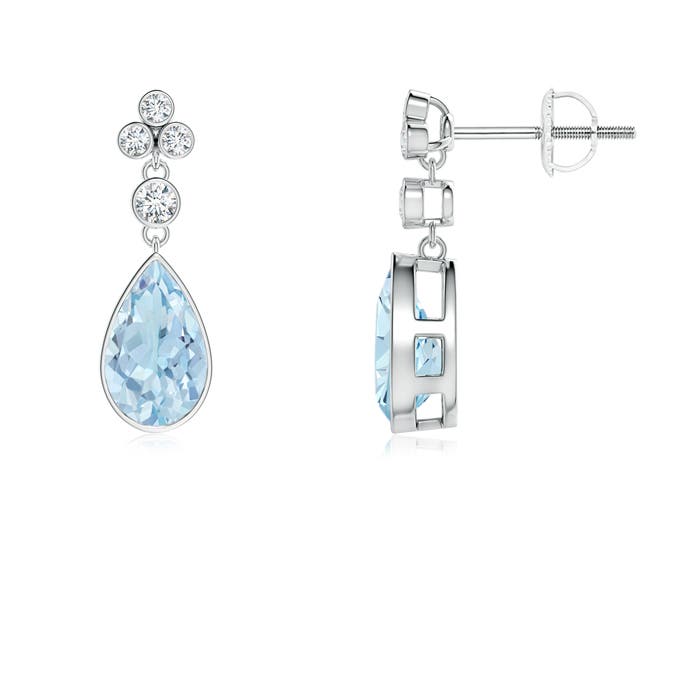 AA - Aquamarine / 1.45 CT / 14 KT White Gold