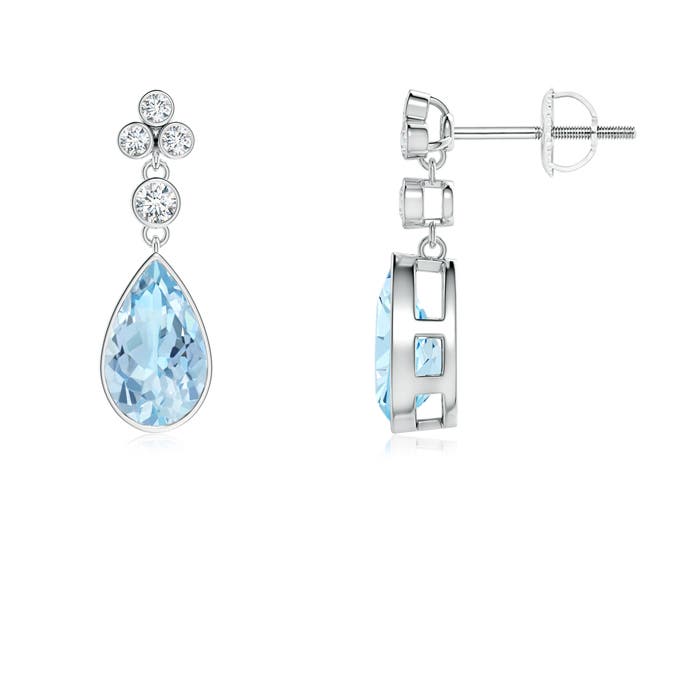 AAA - Aquamarine / 1.45 CT / 14 KT White Gold