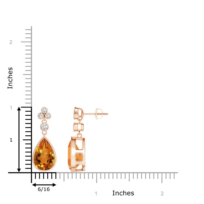 AAA - Citrine / 5.01 CT / 14 KT Rose Gold