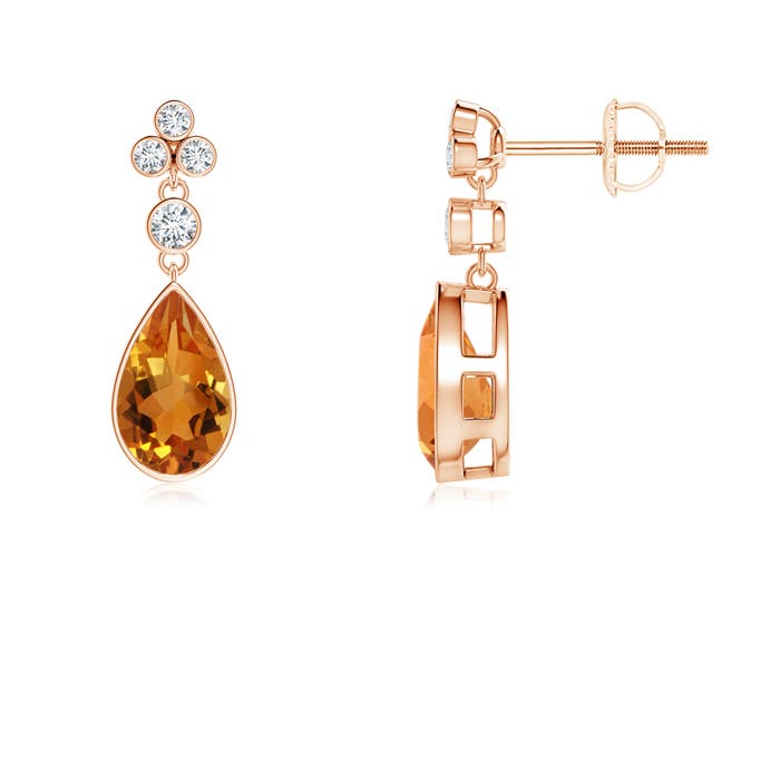 AAA - Citrine / 1.75 CT / 14 KT Rose Gold