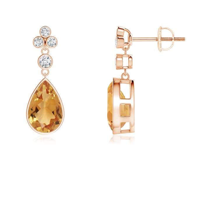 A - Citrine / 2.61 CT / 14 KT Rose Gold