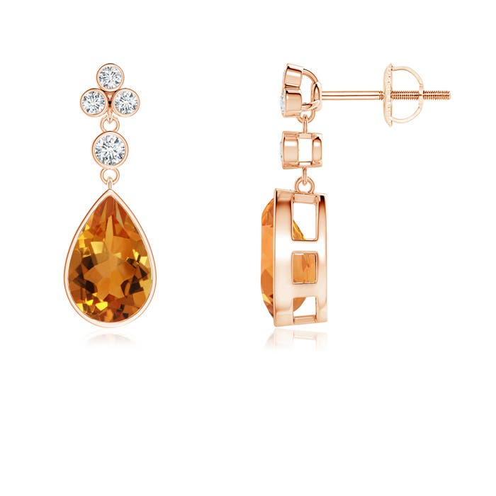 AAA - Citrine / 2.61 CT / 14 KT Rose Gold