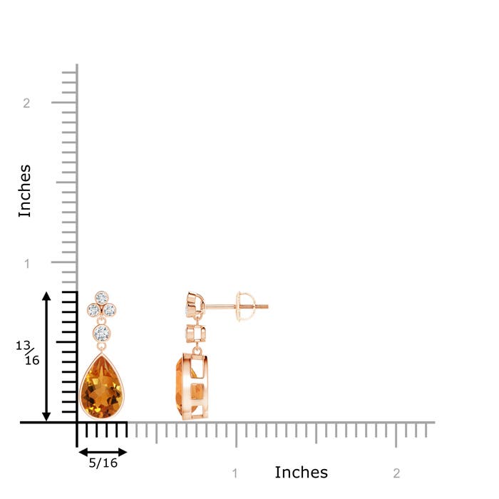 AAA - Citrine / 2.61 CT / 14 KT Rose Gold