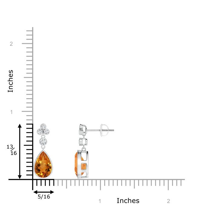 AAA - Citrine / 2.61 CT / 14 KT White Gold