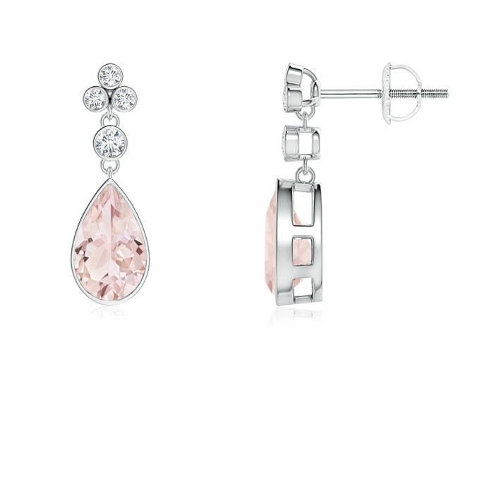 A - Morganite / 1.85 CT / 14 KT White Gold