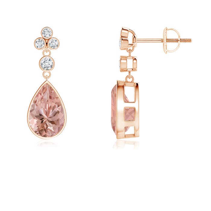 AAAA - Morganite / 2.51 CT / 14 KT Rose Gold