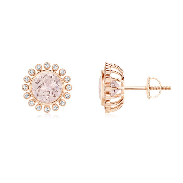 A - Morganite / 1.56 CT / 14 KT Rose Gold