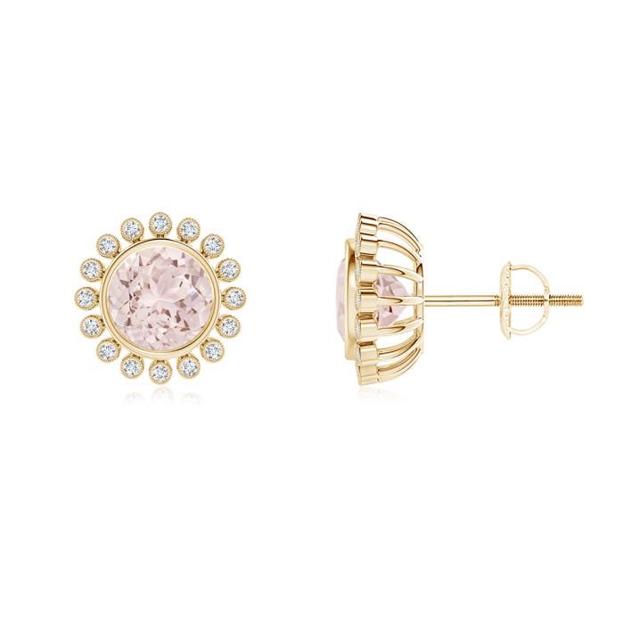 A - Morganite / 1.56 CT / 14 KT Yellow Gold