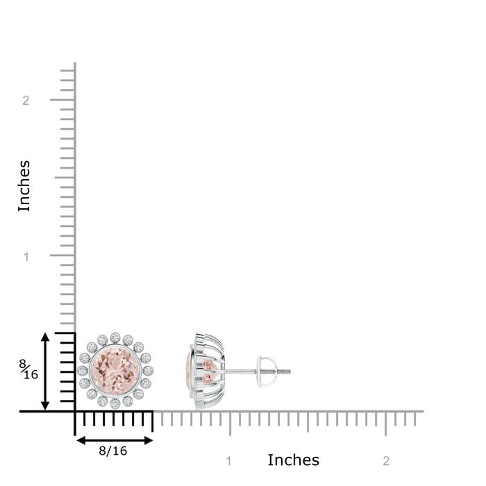 AAA - Morganite / 2.39 CT / 14 KT White Gold