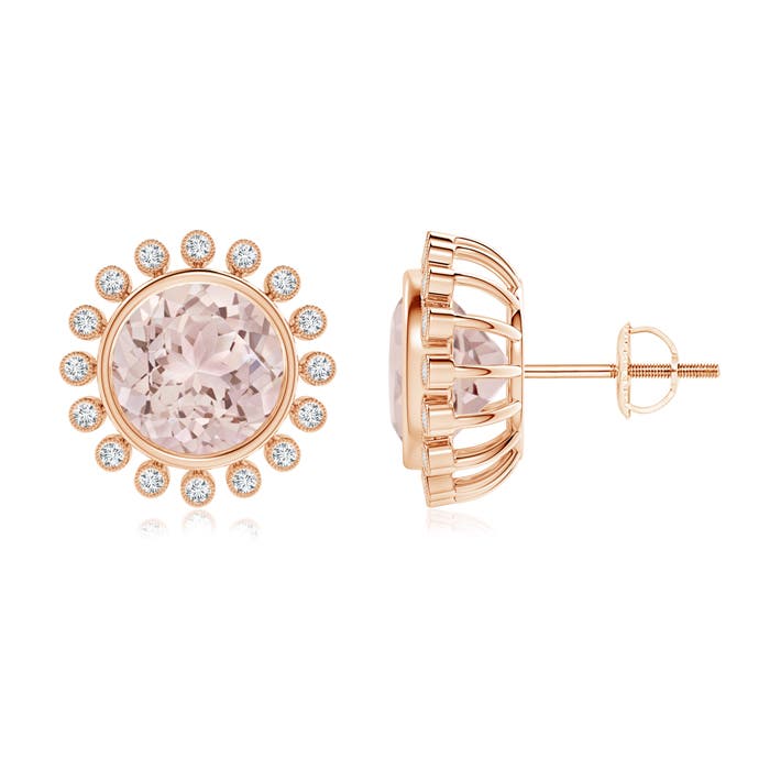 A - Morganite / 3.56 CT / 14 KT Rose Gold