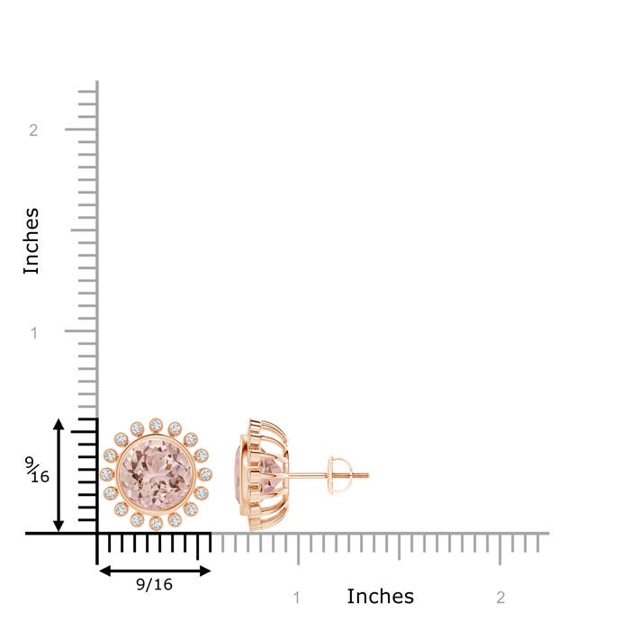 AAA - Morganite / 3.56 CT / 14 KT Rose Gold