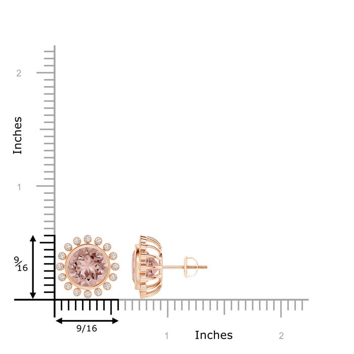 AAAA - Morganite / 3.56 CT / 14 KT Rose Gold