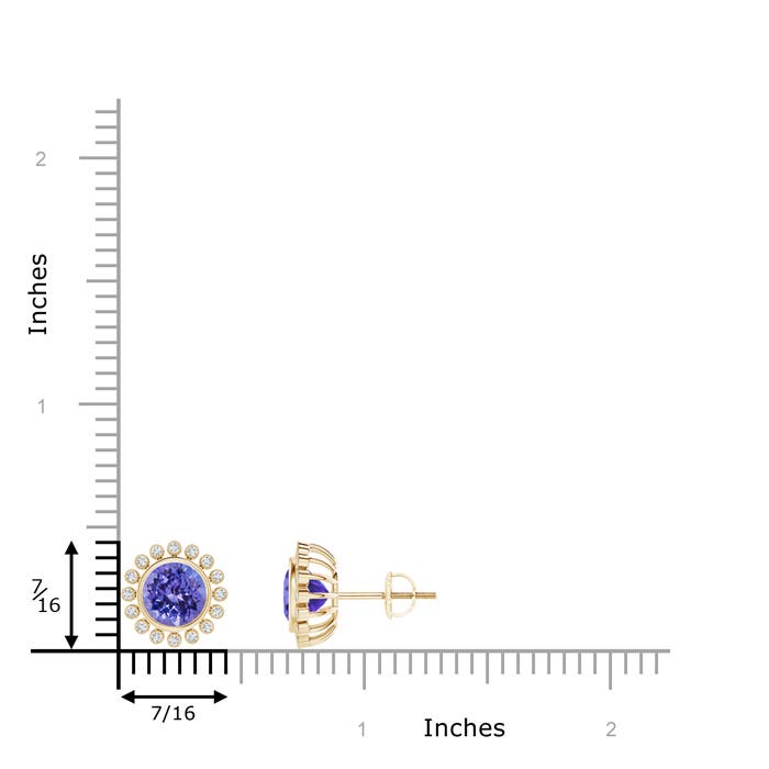 AA - Tanzanite / 1.96 CT / 14 KT Yellow Gold